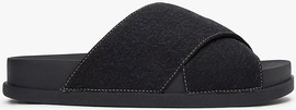 TOMMY HILFIGER כפכפי טומי הילפיגר Denim Crossover Strap Lightweight Slides נשים