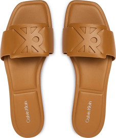 Calvin Klein כפכפי קלווין קליין Provence - Leather Square Toe Flat נשים