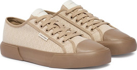 Calvin Klein נעלי קלווין קליין Trampki Vulc Low Laceup Aop Canvas נשים - קלווין קליין - Brown
