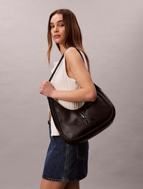 Calvin Klein תיק קלווין קליין Bold Crescent Bag נשים - קלווין קליין - Black