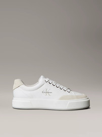 Calvin Klein נעלי קלווין קליין Premier - Leather Signature Trainers נשים