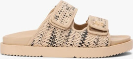 TOMMY HILFIGER כפכפי טומי הילפיגר Monogram Double Strap נשים - טומי הילפיגר - Beige