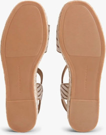 TOMMY HILFIGER סנדלי טומי הילפיגר Breton Stripe Platform Wedge Espadrilles נשים