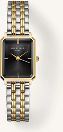 ROSEFIELD שעון נשים Rosefield Octagon XS OBDSG-O88 דו־גוני עם לוח שחור