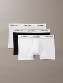 Calvin Klein מארז שלישיית תחתוני קלווין קליין 3 Pack Trunks - Icon Cotton Stretch גברים - קלווין קליין - MultiColor