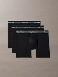 Calvin Klein תחתוני קלווין קליין 3 Pack Boxer Briefs - Icon Active Mesh גברים