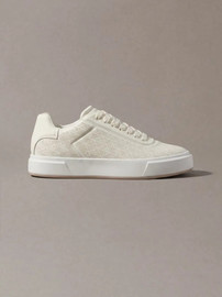 Calvin Klein נעלי קלווין קליין Emblem Perforated Cupsole Trainers נשים