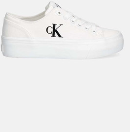 Calvin Klein נעלי קלווין קליין Vulc Flatform Low CV MG נשים - קלווין קליין - White