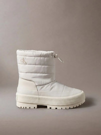 Calvin Klein מגפי קלווין קליין Vulcanised Flatform Snow נשים