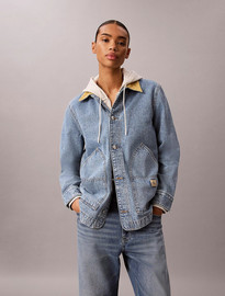 Calvin Klein ג'קט קלווין קליין Utility Denim נשים