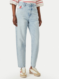 TOMMY HILFIGER גינס טומי הילפיגר Mom Fit נשים - טומי הילפיגר - Blue