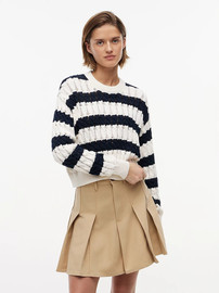 TOMMY HILFIGER סווטשירט טומי הילפיגר Loose Cable Knit Jumper נשים