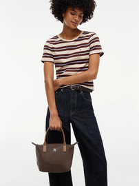 TOMMY HILFIGER תיק טומי הילפיגר Popette Crossbody Tote נשים