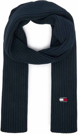 TOMMY HILFIGER צעיף טומי הילפיגר Heritage Logo Rib-Knit Scarf נשים