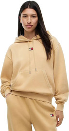 TOMMY HILFIGER קפוצ'ון טומי הילפיגר Badge Hoodie נשים