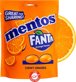 מנטוס Mentos Orange מנטוס בטעם תפוז