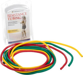 Theraband גומיית טיובינג במגוון התנגדויות THERABAND Professional Latex Resistance Tubing