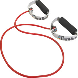 Theraband גומיית אימון טיובינג עם ידיות ספוג
