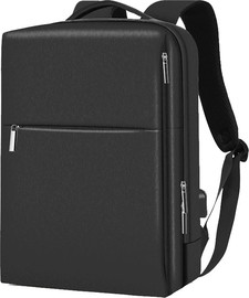 Camel Mountain תיק גב Crest Quantum 15L למחשב 16 אינץ' עם יציאת USB מבית כאמל מאונטין - שחור