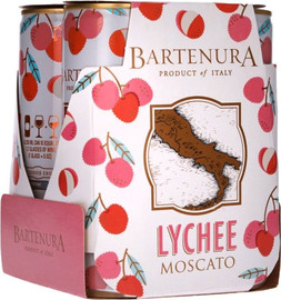 BARTENURA רביעיית פחיות ברטנורה ליצ'י מוסקטו