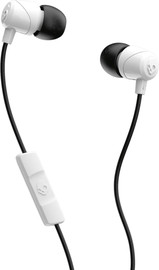 SKULLCANDY אוזניות חוטיות Skullcandy סקולקנדי JIB שחור משולב לבן