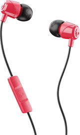 SKULLCANDY אוזניות חוטיות Skullcandy סקולקנדי JIB שחור משולב אדום