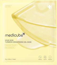 MEDICUBE מסכת ג'ל להבהרת הפנים עם חומצה קוג'ית ותמצית כורכום