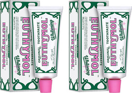 Euthymol זוג - משחת שיניים יות'ימול מלבינה 75 מ"ל