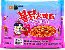 Teimim Samyang Ramen Sweet and spicy ראמן קוריאני חמוץ חריף