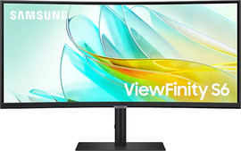 SAMSUNG מסך מחשב קעור 34" Samsung סמסונג ViewFinity S6 S34C652UAU