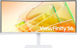 SAMSUNG מסך מחשב קעור 34" Samsung סמסונג ViewFinity S6 S34C650TAU