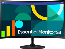 SAMSUNG מסך מחשב קעור Samsung Essential S3 מסך 23.5" FHD - 1800R