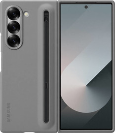 SAMSUNG כיסוי קשיח כולל מקום ייעודי ל-S Pen למכשירי Samsung Fold6 סמסונג Z Fold6 S-Pen Case - אפור