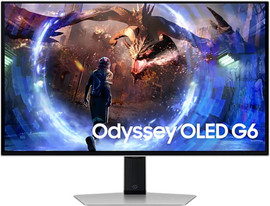 SAMSUNG מסך מחשב גיימינג 27" Samsung סמסונג Odyssey G6 OLED S27DG602SM