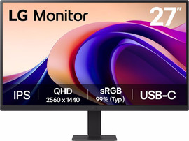 LG מסך מחשב 27" QHD LG אל ג'י 27U631A-B