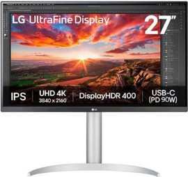LG מסך מחשב ''27 LG UHD 4K אל ג'י דגם 27UP850K-W