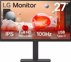 LG מסך מחשב 27" FHD LG אל ג'י 27BA650-B