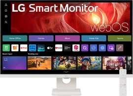 LG מסך מחשב חכם 31.5" 4K UHD ‏LG אל ג'י Smart Monitor 32U721SA-W