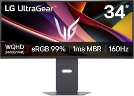 LG מסך גיימינג קעור ''34 LG UltraGear™ 34G600A-B