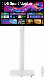 LG מסך מחשב חכם 31.5" 4K UHD ‏LG אל ג'י Smart Monitor Swing 32U889SA-W