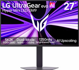 LG מסך מחשב 27" Mini LED 5K ‏LG אל ג'י 27GM950B-B