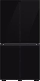 SAMSUNG מקרר 4 דלתות - 648 ליטר Samsung סמסונג RM70F63REB זכוכית שחורה