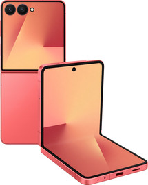 SAMSUNG טלפון סלולרי מתקפל 6.9" + 4.1" Samsung Galaxy Z Flip7 5G סמסונג SM-F766B Flip 7 512GB/12GB אדום