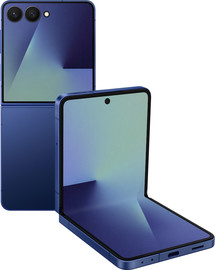 SAMSUNG טלפון סלולרי מתקפל 6.9" + 4.1" Samsung Galaxy Z Flip7 5G סמסונג SM-F766B Flip 7 512GB/12GB כחול