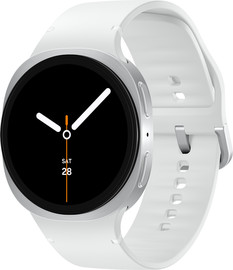 SAMSUNG שעון חכם 40 מ"מ Samsung Galaxy Watch8 סמסונג L325 - 40 LTE Watch8 כסוף