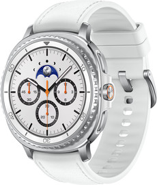 SAMSUNG שעון חכם 46 מ"מ Samsung Galaxy סמסונג L505 Classic LTE 46 Watch8 לבן