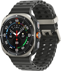 SAMSUNG שעון חכם 47 מ"מ Samsung Galaxy Watch Ultra סמסונג Watch Ultra 2025 טיטניום כסוף