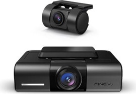 FineVu 64G כרטיס זכרון + GX400 דגם FineVu מצלמת דרך קדמית ואחורית מבית