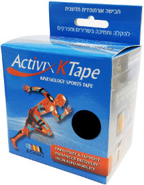 KT TAPE טייפ קינזיולוגי מקצועי - אקטיביקס כותנה