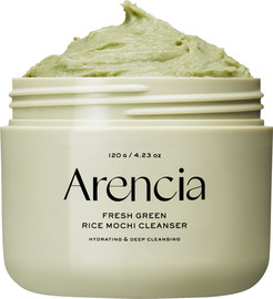ARENCIA קרם אורז מוצ'י ירוק רענן לניקוי הפנים